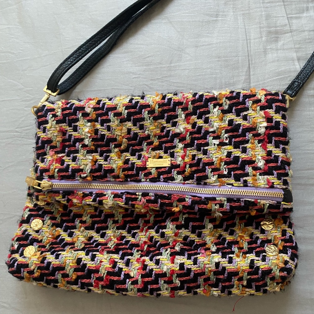 Hammit VIP Large Crossbody Clutch in Electric Tweed - Picture 2 of 6